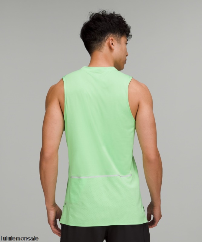 Lululemon Deutschland DELULU995 | Scream Green Light Leichter Trailrunning-Tank